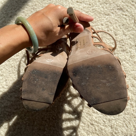 Nude Mossimo Caged heels sz 6.5 - Picture 4 of 4